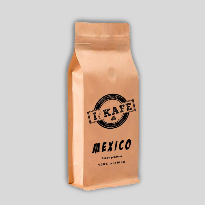 Čerstvě pražená zrnková káva jednodruhová MEXICO
